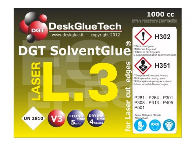 Collante riempitivo per Plexiglass Taglio Laser L3